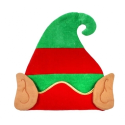 Czapka Elfa z Uszami Pomocnika Mikołaja Boże Narodzenie